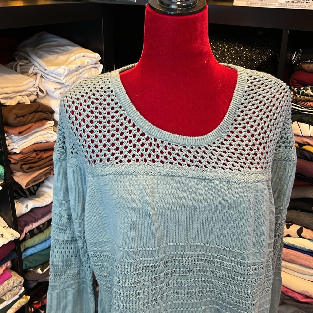 #100. 🪷 Light blue sweater. Knox rose. Xxl - Picture 6 of 9